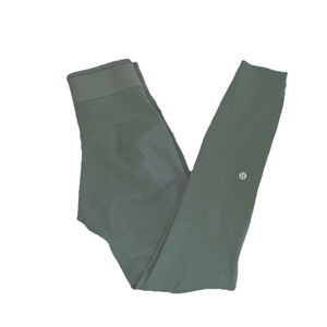 LULULEMON LICENSE TO TRAIN HR LEGGING GREY EUCALYPTUS SZ 2